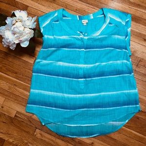 ❁ blue striped shirt ❁